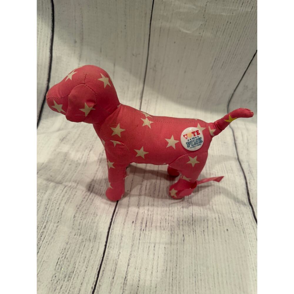 2008 PINK Stuffed Dog (small)